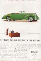 1938 Twelve Coupe-Roadster for 2 or 4 Passengers Advertisement - Country Life 5/38