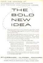 Packard-Studebaker The Bold New Idea Advertisement