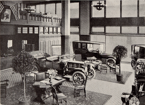 1913 PACKARD DEALER - CHICAGO SHOWROOM ON MICHIGAN AVENUE