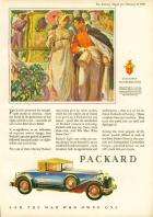 1930 PACKARD ADVERT - 'MILADY OF FASHION'