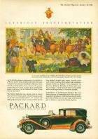 1930 PACKARD ADVERT - 'LUXURIOUS TRANSPORTATION'