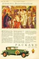 1930 PACKARD ADVERT - 'LUXURIOUS TRANSPORTATION'