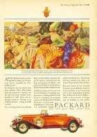 1930 PACKARD ADVERT - 'ROYAL SPORT OF FALCONRY'
