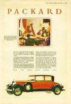 1929 PACKARD ADVERT - 'JAMES MONROE'