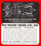 1956 PACKARD TORSION LEVEL RIDE ADVERT