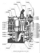Front Half of Engine Longitudinal Section (Eight)