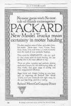1915 PACKARD TRUCK ADVERT-B&W