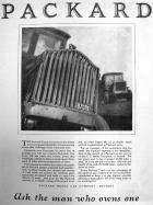1921 PACKARD TRUCK ADVERT-B&W