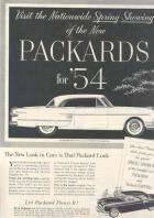 1954 PACKARD ADVERT-B&W