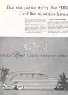 1948 PACKARD-HENNEY ADVERT-LH-B&W
