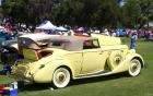 1935 Packard 1207 Convertible Coupe with top up - yellow - rvr