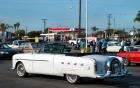 1951 Packard 250 Convertible with top down - white - rvl