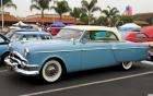 1954 Packard Panama Clipper HT - white over light blue - fvl