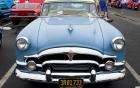 1954 Packard Panama Clipper HT - white over light blue - grille