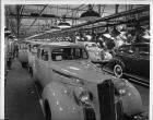 1936 PACKARD FACTORY END OF THE ASSEMBLY LINE-B&W
