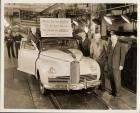 1942 PACKARD CLIPPER SPECIAL 4DR SEDAN 'LAST CAR BUILT' AT FACTORY-B&W