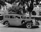1935 PACKARD-HENNEY 1203A EIGHT AMBULANCE PRESS PHOTO-B&W