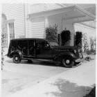 1936 PACKARD CARVED SIDE HEARSE PRESS PHOTO-B&W