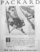 1921 PACKARD ADVERT-B&W