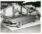 1954 PACKARD PANTHER DAYTONA CONV CONCEPT AT AN AUTO SHOW PRESS PHOTO-B&W