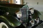 1933 PACKARD V12 RUMBLE SEAT ROADSTER-DK GREEN