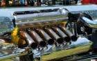 Rodney Rucker's 2,400 ci Packard V12 powered Blastolene Daytona Special - engine, right rear