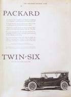 1922 PACKARD TWIN-SIX TOURING ADVERT-B&W