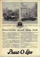 1926 PACKARD AND PREST-O-LITE ADVERT-B&W