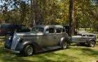 1936 Packard 120 Touring Sedan - mod - with trailer