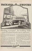 1918 PACKARD TRUCK ADVERT-B&W