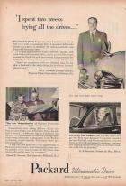 1950 PACKARD ULTRAMATIC ADVERT-B&W