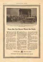1920 Packard Advert