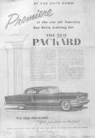 1955 PACKARD ADVERT-B&W