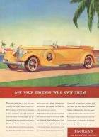 1930's Packard Twelve Dual Cowl Advert
