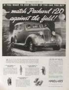 1936 PACKARD 120 ADVERT-B&W