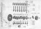 ENGINE CRANKSHAFT, BEARINGS, RODS AND PISTONS -- 22ND; 23RD SERIES (TYPICAL OF 24TH; 25TH; 26TH; 54T