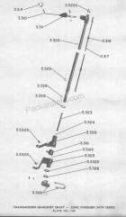 TRANSMISSION GEARSHIFT SHAFT -- 22ND THROUGHT 54TH SERIES