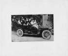 1906 Packard 24 Model S touring car with family of six and family pet