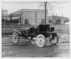 1907 Packard 30 Model U runabout outside the factory