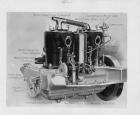 1908 Packard 30 Model UA engine diagram