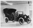 1908 Packard 30 Model UA touring car, three-quarter right front view with top