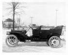 1908 Packard 30 Model UA touring car parked on winter road