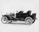 1909 Packard 30 Model UB close-coupled no top, three-quarter rear view, left side