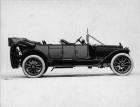 1914 Packard 2-38 two-toned touring car, right side, top folded