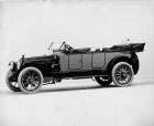 1914 Packard 2-38 special two-toned touring car, left side, top folded