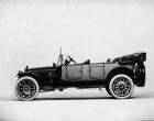 1914 Packard 2-38 two-toned salon touring car, left side, top folded