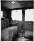 1914 Packard 2-38 brougham, right side view of rear interior