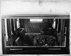 1914 Packard 2-38 salon limousine, front view of interior through windshield