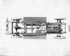 1917 Packard Model 2-25 bare chassis, plan elevation