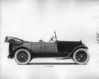 1918 Packard two-toned touring car, right side view, top folded